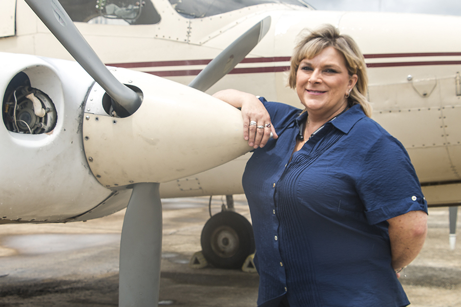 Deanne Corbin is CGTC’s first female instructor in the Aviation Maintenance program’s 20-year history. 