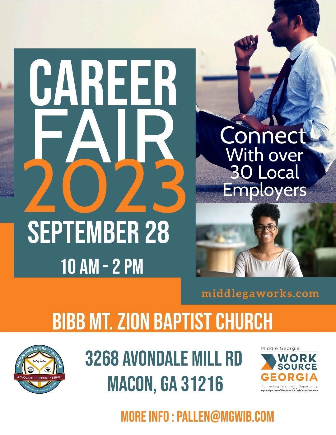 Career fair flyer