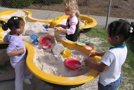 Children in sandbox